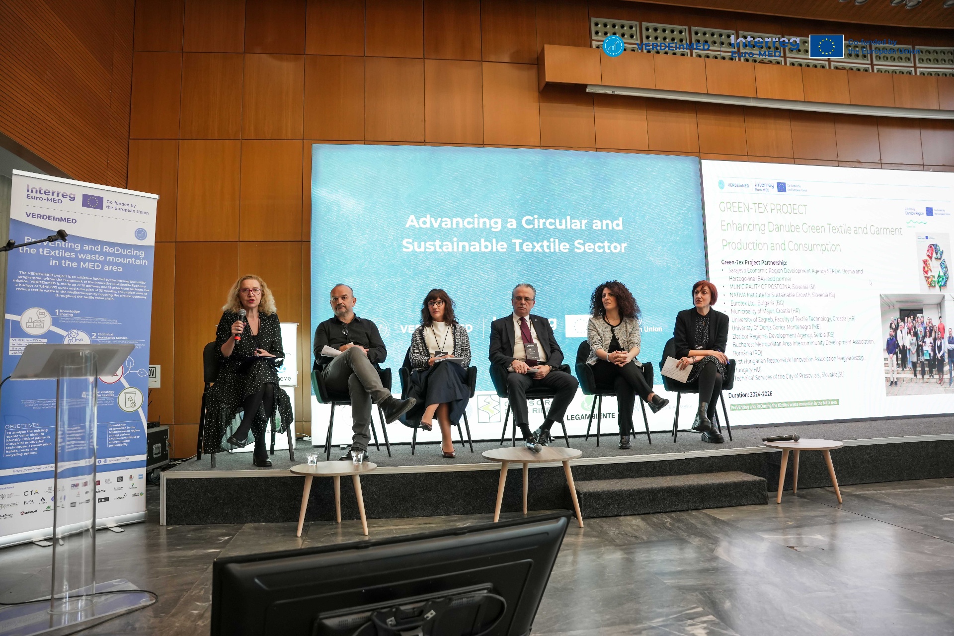 VERDEinMED panel discussion on advancing a circular and sustainable textile sector